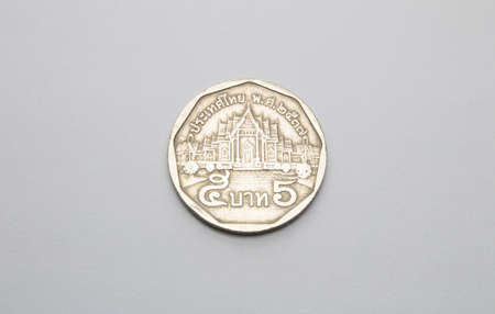 Thailand coin isolated white