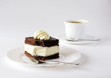 cake and coffeeの写真素材