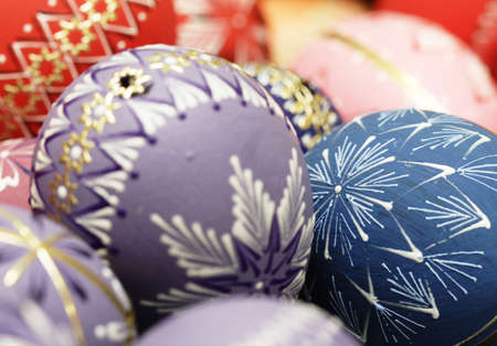 Colorful easter egg - hand painted