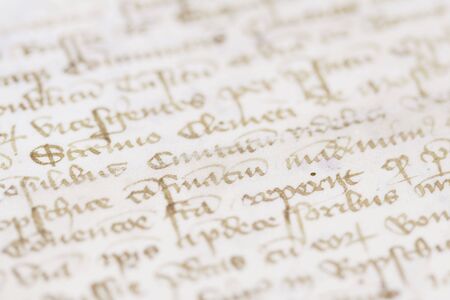 The old book. The old manuscriptの写真素材