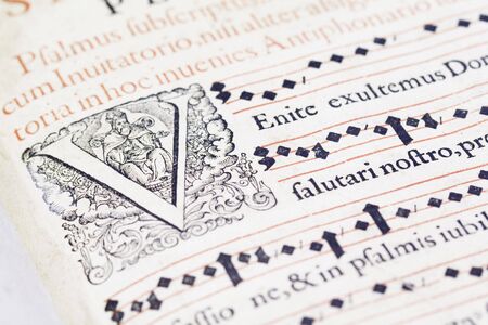 The old book. The old manuscriptの写真素材