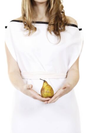 Fruit diet, Woman on the dietの写真素材