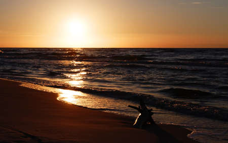 Sunset and sea. Landscape photoの写真素材