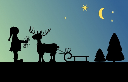 scherenschnitt Christmasの写真素材