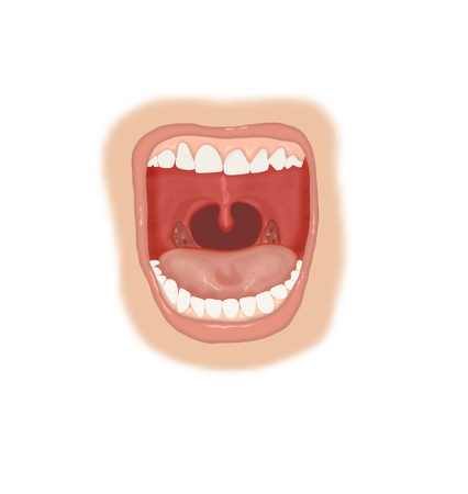 mouth spaceの写真素材