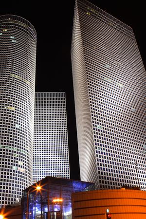 Azrieli, building, skyscraper, tel, israelの写真素材