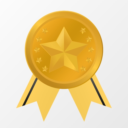 Golden Badgeのイラスト素材