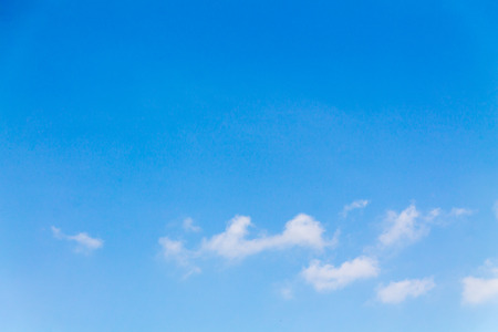 Blue sky with white cloudsの写真素材