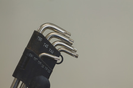 L-wrench tool equipment.