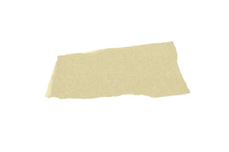 Close-up of crumpled paper texture background, Torn paper, Ripped paper on white background.