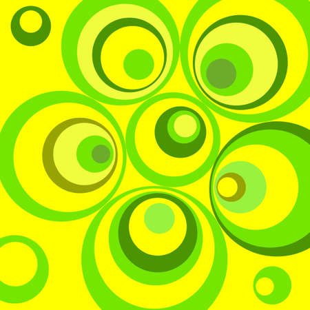 abstract background circles color limeのイラスト素材