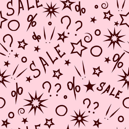 Illustration of an endless background discountsのイラスト素材