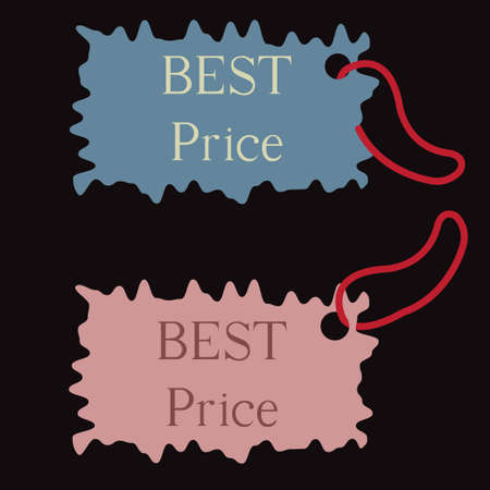 Best price banner. Vector design illustrationのイラスト素材