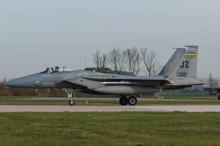 USAF F-15 Eagle during the exercise Frisian Flagのeditorial素材