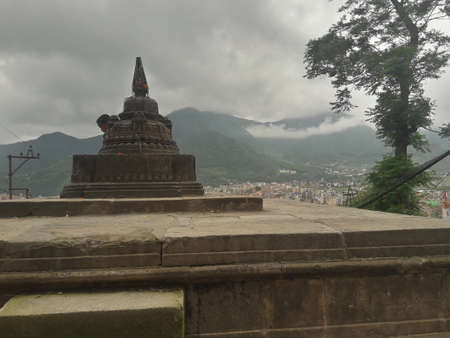 Buddhist god temple at Kirtipur, Kathmandu, Nepal.の写真素材