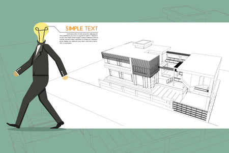 sketch design of homeのイラスト素材