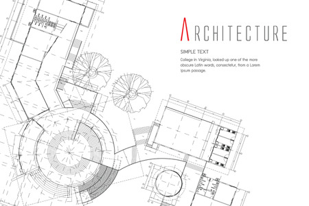 Architecture design.のイラスト素材