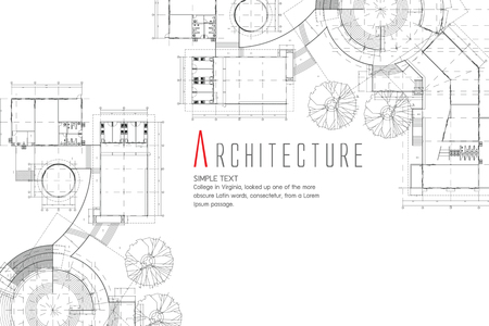 Architectural sketch icon.のイラスト素材