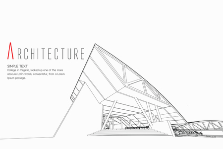 Architectural sketch icon.のイラスト素材