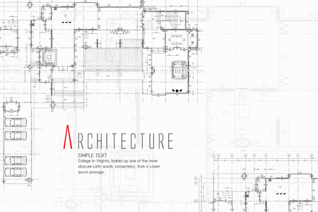 Architecture illustration of a building.のイラスト素材