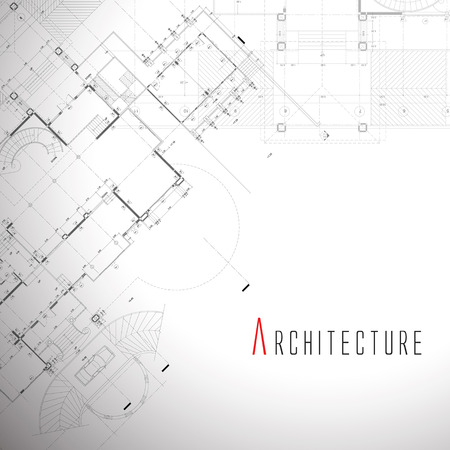 Illustration of house architecture.のイラスト素材