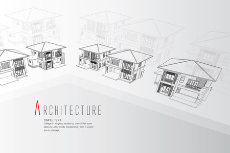 Vector illustration of Property on white backgroundのイラスト素材