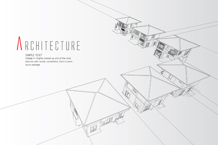 Vector illustration of Property on white backgroundのイラスト素材