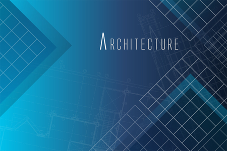 Architectural background. Vector illustration.のイラスト素材