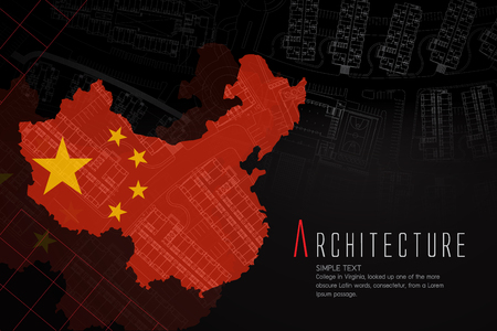 Engineering Planning Symbol Blueprint and Compass Divider Icon.のイラスト素材