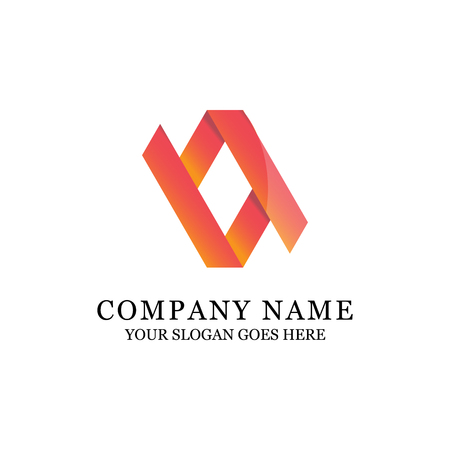 Gradients abstract logo designのイラスト素材