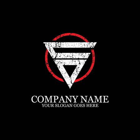 CO initial logo inspiration, gym design logo templateのイラスト素材