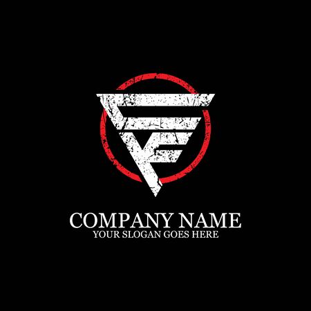 CK initial logo inspiration, gym design logo templateのイラスト素材