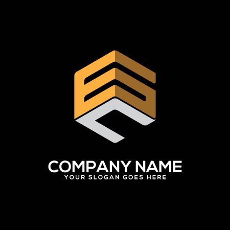 GN initial letter Logo Inspiration, G and N combination logo vector with hexagonal ideaのイラスト素材