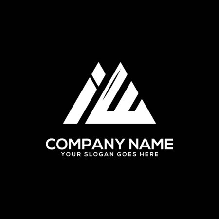 IE initial logo inspiration, I and E logo vector, can used sport, finance, firm logo templateのイラスト素材