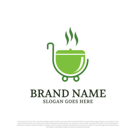 Organic orange Juice logo designs, nature drink beverages logo brand templateのイラスト素材