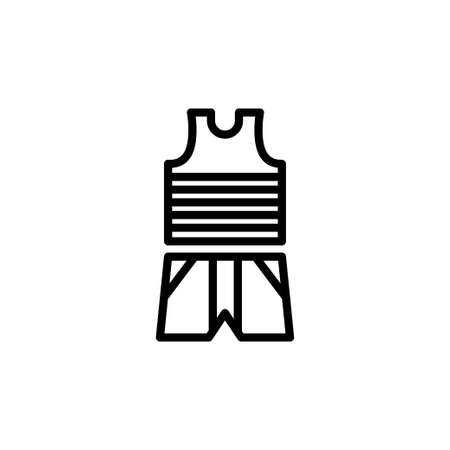 Set of Star outline sign icons vector isolated on white backgroundのイラスト素材