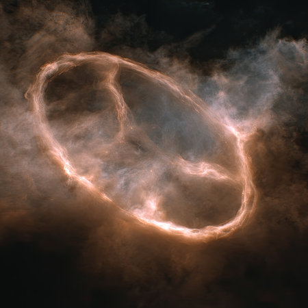 A golden wheel of time at the center, surrounded by an explosion effect, space nebulae, and stars, in a digital art style, against a dark background. Hyper-realistic, cinematic, and rendered with Octane, this high-resolution photograph has an HDR (high dynamic range) quality. --chaos 40 --v 7 Job ID: 1e74d713-87fa-4710-80f2-cc90cc3dfeceの素材