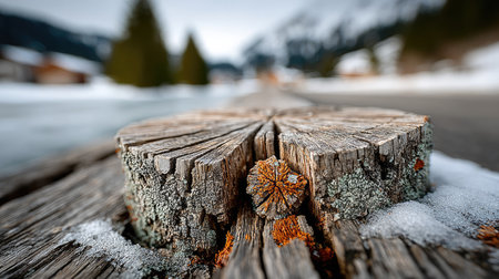 A round log in the snow, with a blurry forest background, macro photography, photo taken from an angle of two feet, winter scene, cold colors, white and gray tones, low saturation, blurred foreground, depth of field, bokeh effect, natural lighting, cinematic photography, in the style of Canon EOS R5. --chaos 20 --ar 16:9 --stylize 750 --v 7 Job ID: 299a7c9a-5f06-4b22-8627-2d3bf8011883の素材