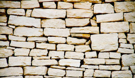 white stone wallの写真素材