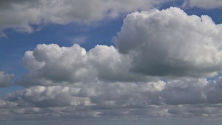 cloudy sky in fallの写真素材