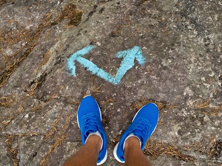 Make decisions in life and lead a healthy and athletic lifestyleの写真素材