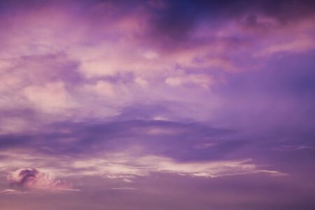 Incredible beautiful Sunset with cloud formations and colors in the sky.の写真素材