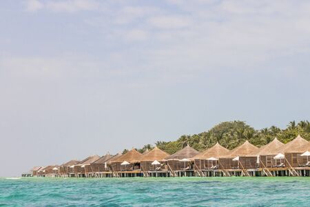 Island Kuramathi Maldives, from Rasdhoo-Atoll.の写真素材