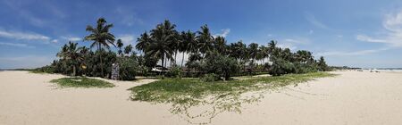 Panorama Bentota Beach in Sri Lanka, Asia. Dream beaches of the world.の写真素材