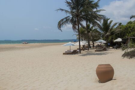 Arossim Beach in Goa India, most beautiful beaches in India.の写真素材