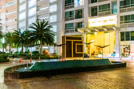Buildings, Skyscraper and cityscape of the condominium TC GREEN in Bangkok, Thailand.のeditorial素材