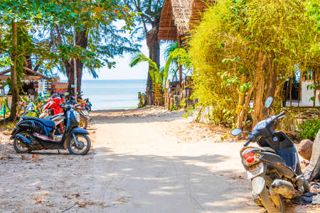 Ko Phayam Thailand January 31, 2020 Entrance to tropical Paradise island Koh Phayam Aow Yai Beach landscape panorama view in Ranong Thailand.のeditorial素材