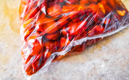 Haba enchilada broad beans.の写真素材