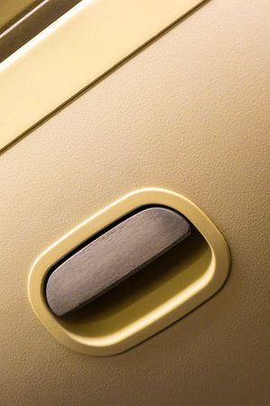 Details of Interior decoration in airplane.の写真素材