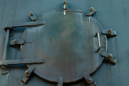 Brest Brest Region Belarus September 20, 2020 Black texture pattern of classic vintage old retro train trains steam locomotive locomotives in the Railway engineering museum in Brest Belarus.の写真素材